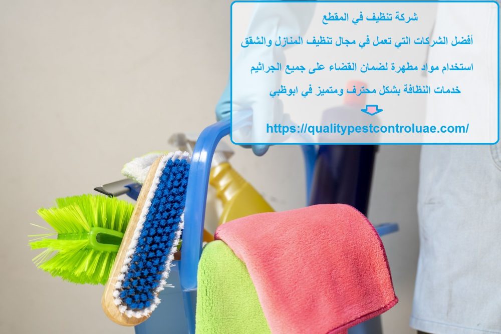 شركة تنظيف في المقطع