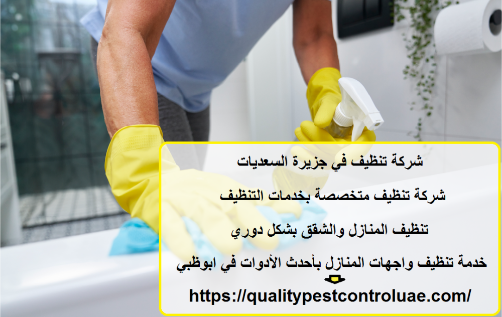 شركة تنظيف في جزيرة السعديات